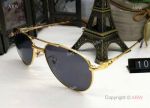 Cartier double-bar Glasses Black and Gold Frame Perfect Gifts